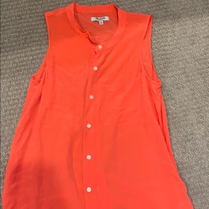 Orange Madewell Blouse